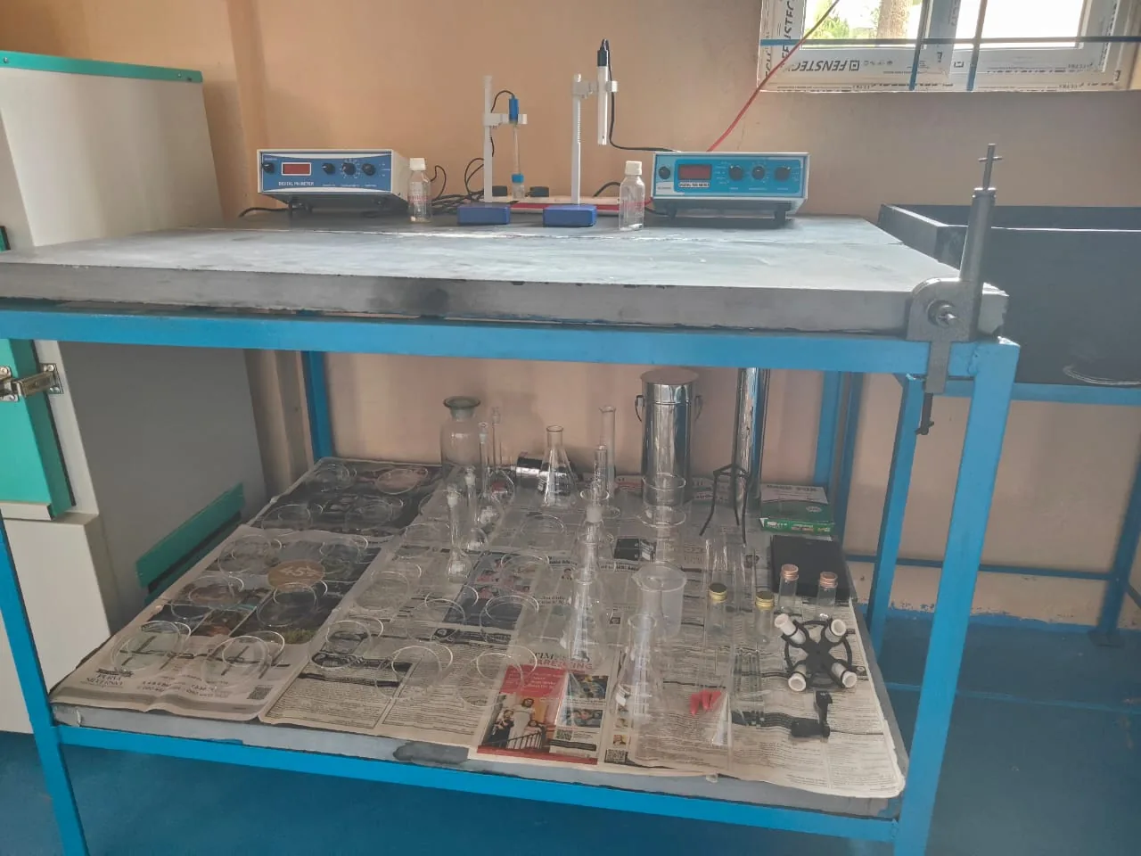 Laboratory glassware for water testing
